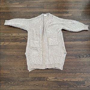 Lost + Wander Tan Women’s Cardigan Sweater